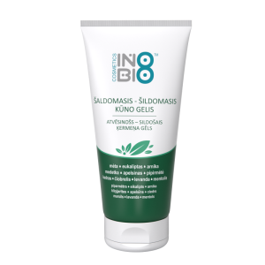 Šaldomasis - šildomasis kūno gelis Inobio Cosmetics 150 ml.