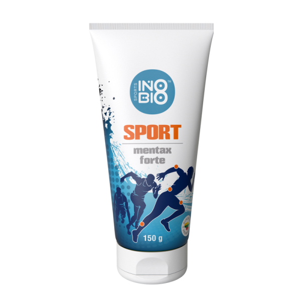 Stipriai šaldantis gelis - INOBIO Sport Mentax forte 150 ml.